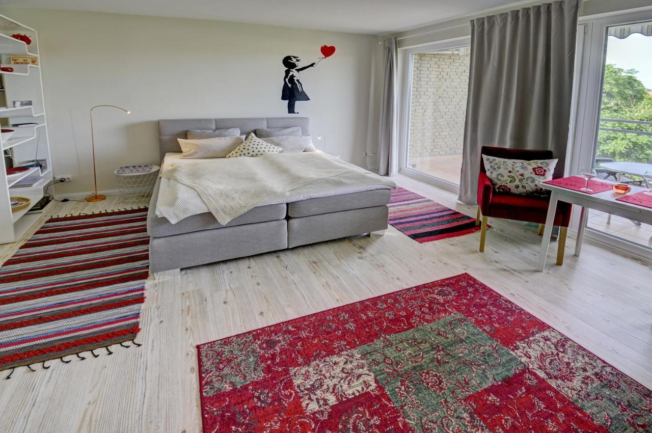 Fewo1846 - Flensview - Komfortables Studioapartment Mit Balkon Und Hafenblick Фленсбург Екстериор снимка